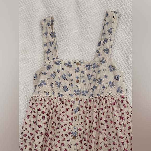 Sezane Catherine patchwork mini fleurs maxi dress Size 36 (4) - Picture 9 of 13